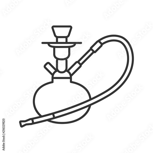 Hookah linear icon