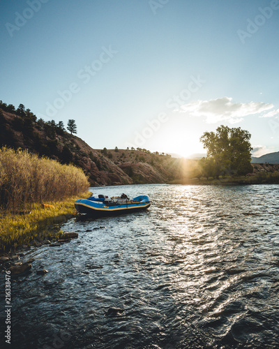 Colorado River Rafting Sunset
