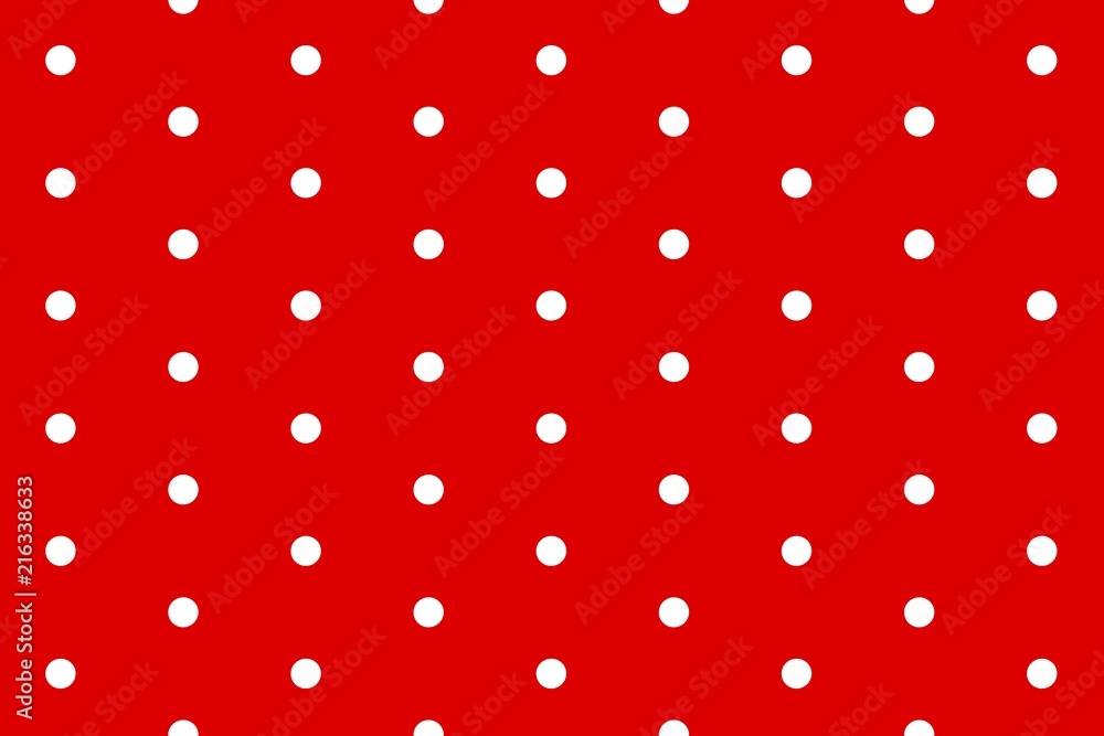 Texture from small white circles on the dark red background