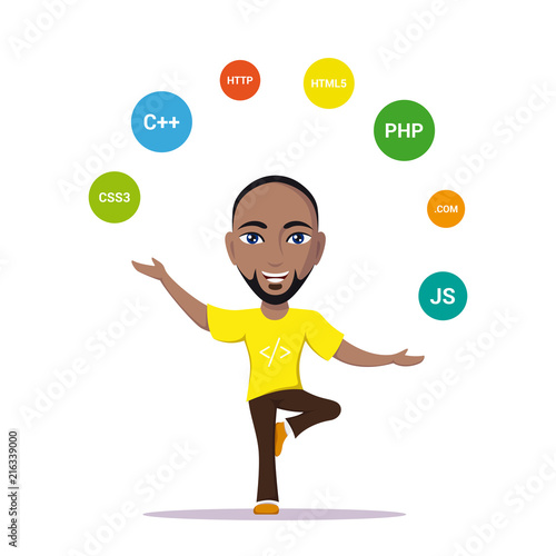 programmer man character