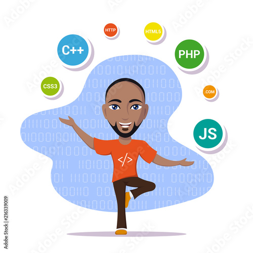 programmer man character