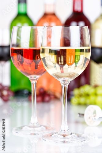 White wine in a glass alcohol drink grapes portrait format
