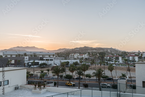 Sunset Vista from hotel - Los Cabos, Mexico 