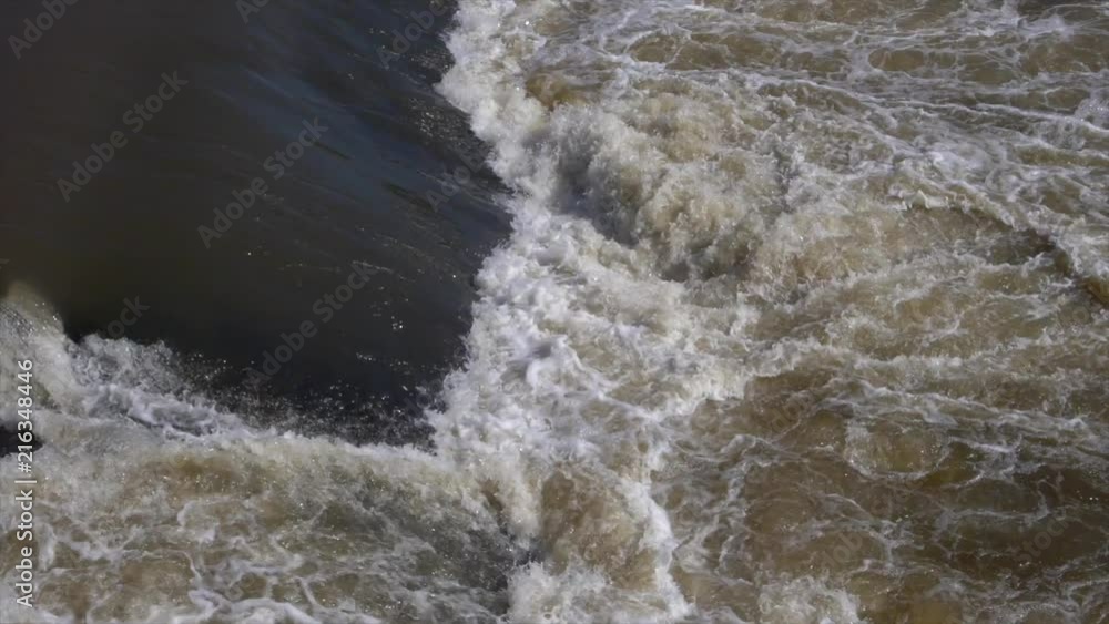 slow motion water in the river slow motion water in the river