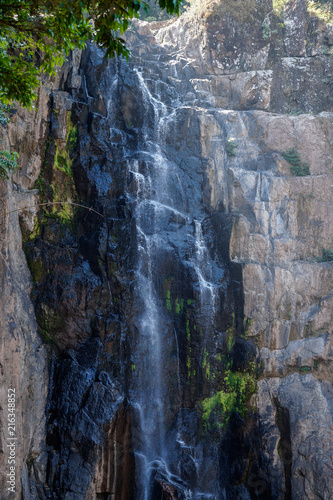 Waterfall cliff Haew Narok waterfall in summer season