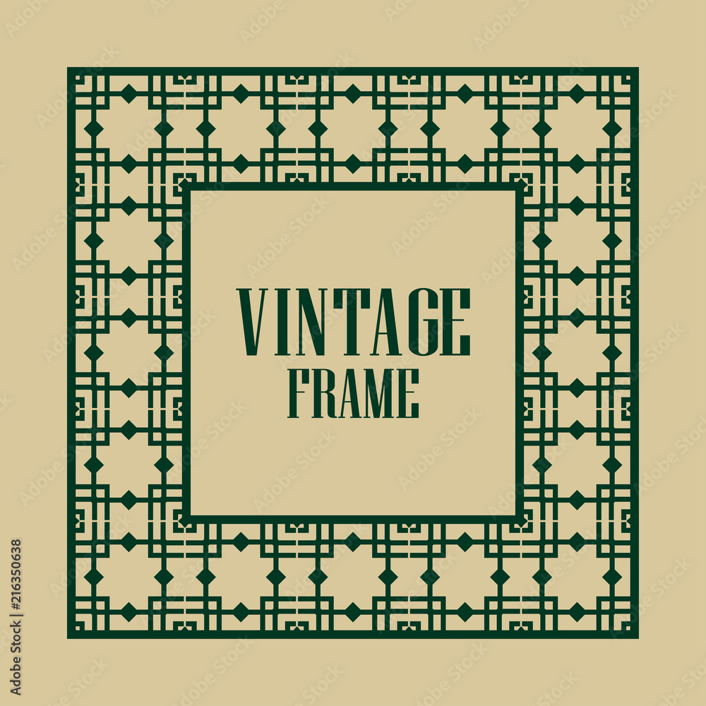 Art Deco Frame Art Deco Frame