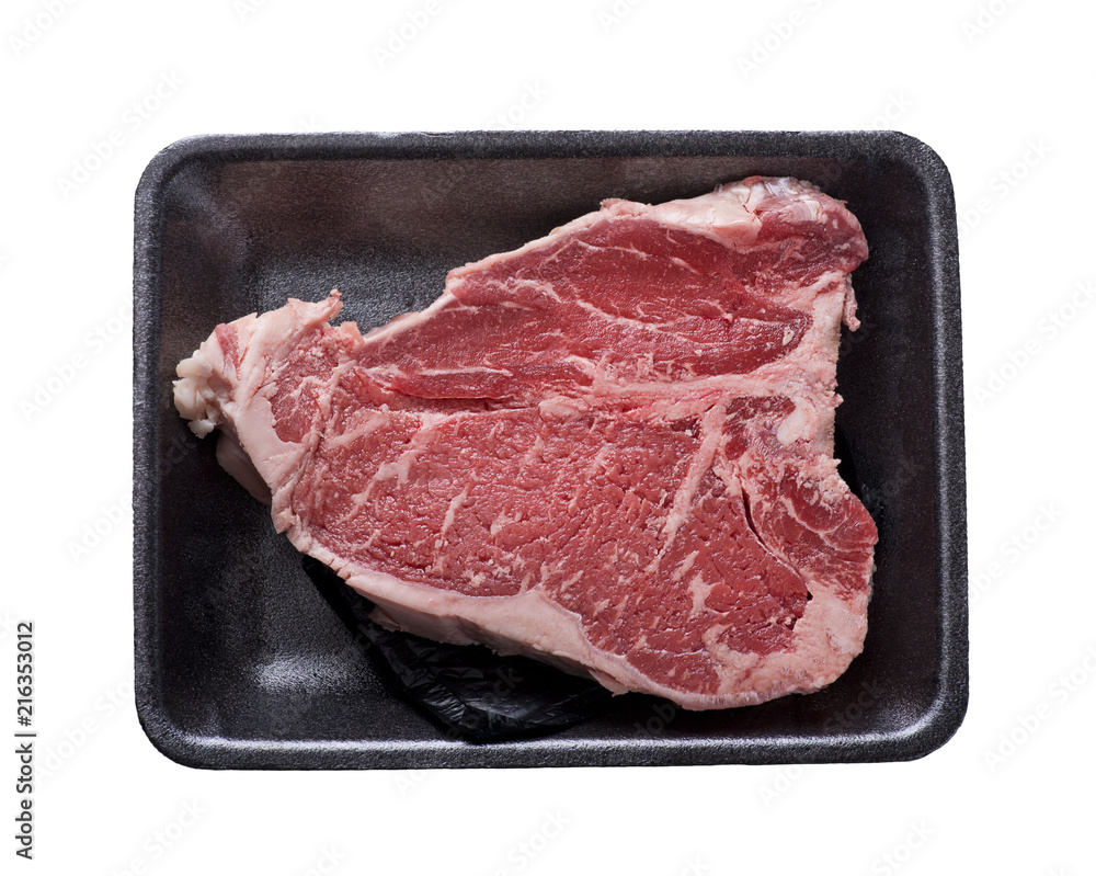 t-bone steak isolated on white background t-bone steak isolated on white background