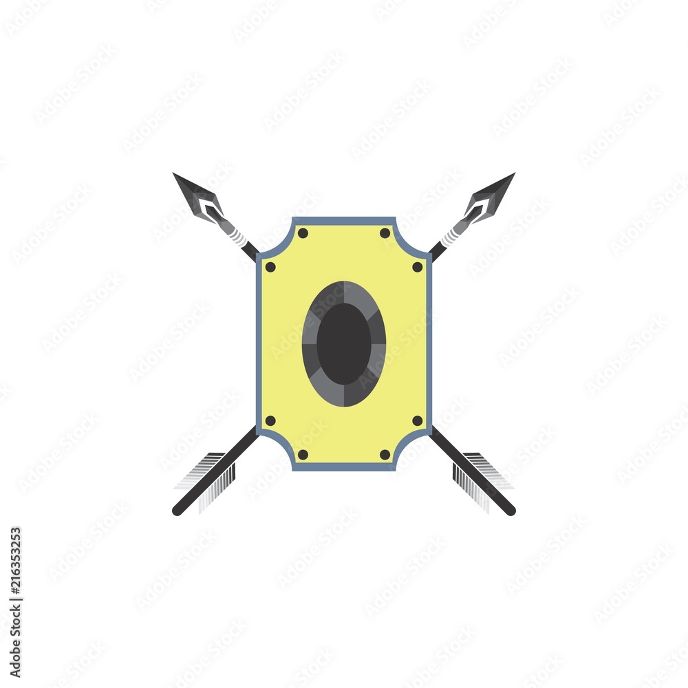 Shield with arrow logo Shield with arrow logo