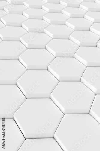 Modern tile wall. 3D rendering.