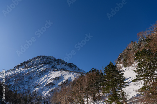 初冬の日光白根山