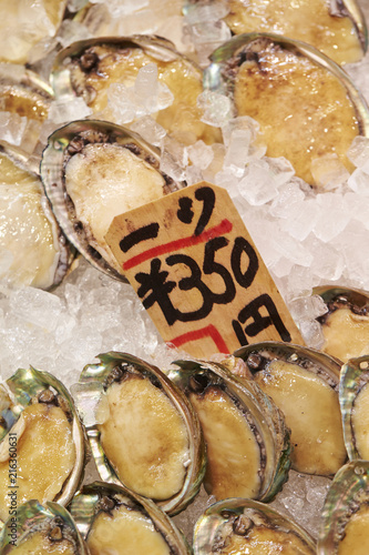 Japanese fish market  photo