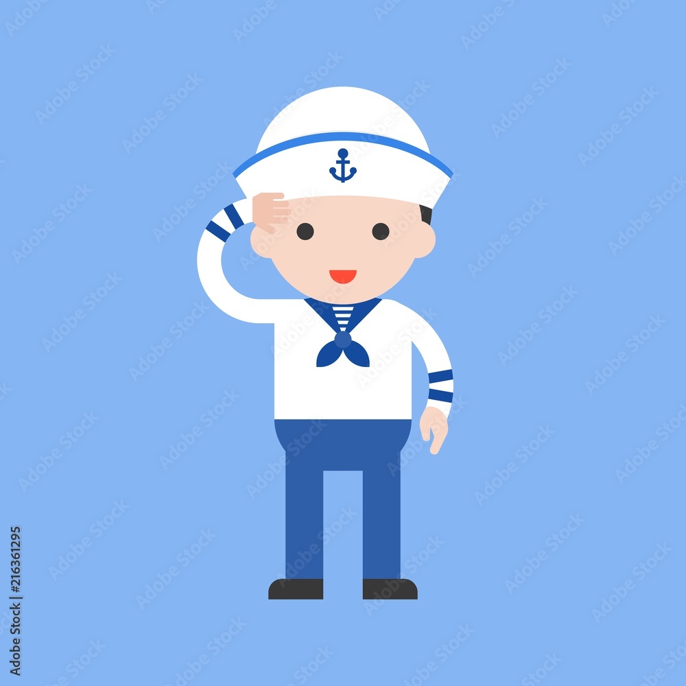 navy, cute character, professional set, flat design navy, cute character, professional set, flat design