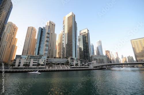 Skyscrapers in Dubai  United Arab Emirates