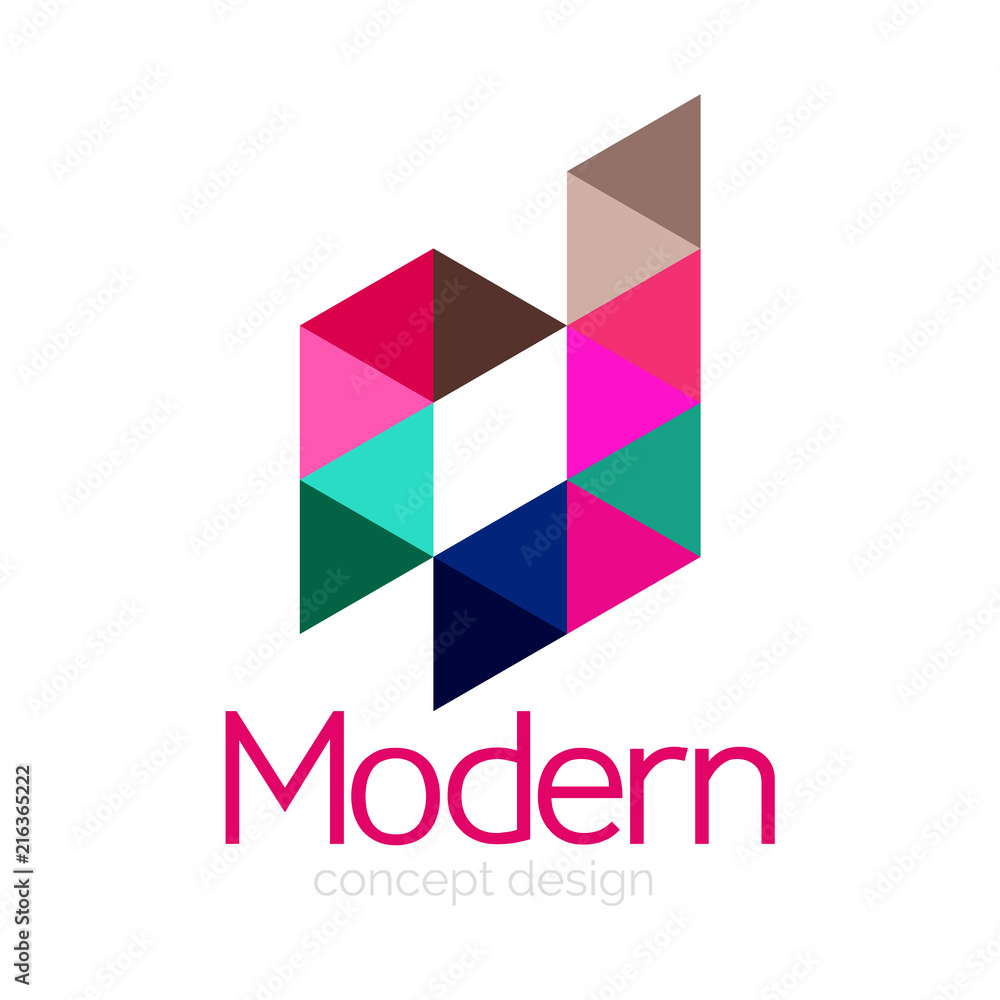Triangle shape design abstract business logo icon design. Company logotype branding emblem idea Triangle shape design abstract business logo icon design. Company logotype branding emblem idea