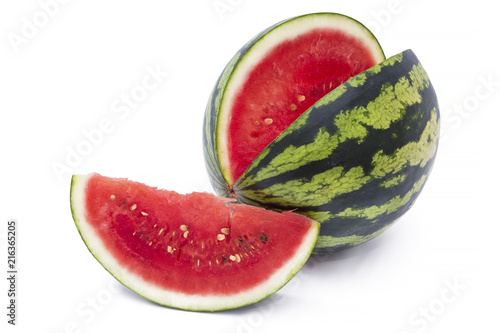 summer fruit, watermelon isolated