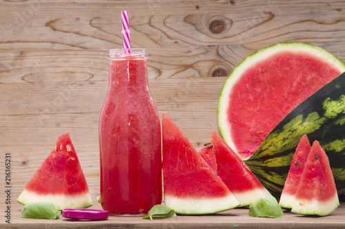 summer drink, watermelon juice
