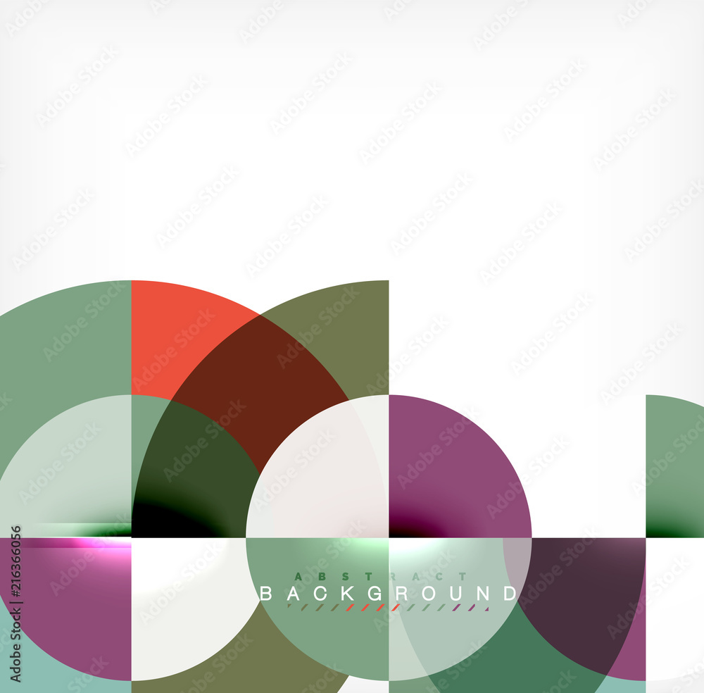 Modern circle abstract background Modern circle abstract background