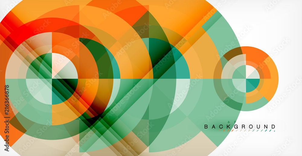 Vector circle abstract background Vector circle abstract background