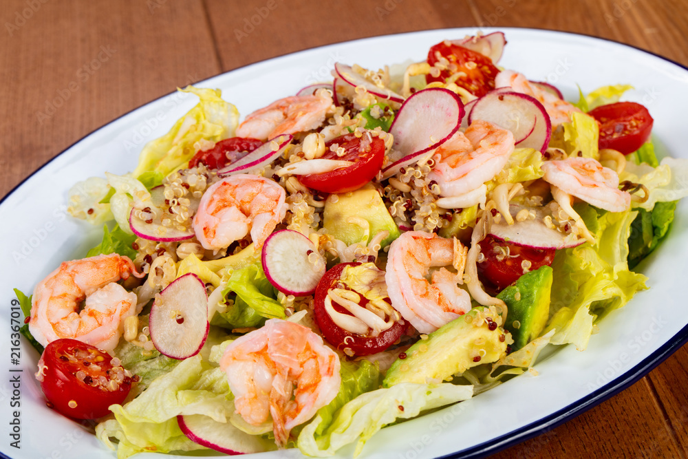 Salad with prawn Salad with prawn