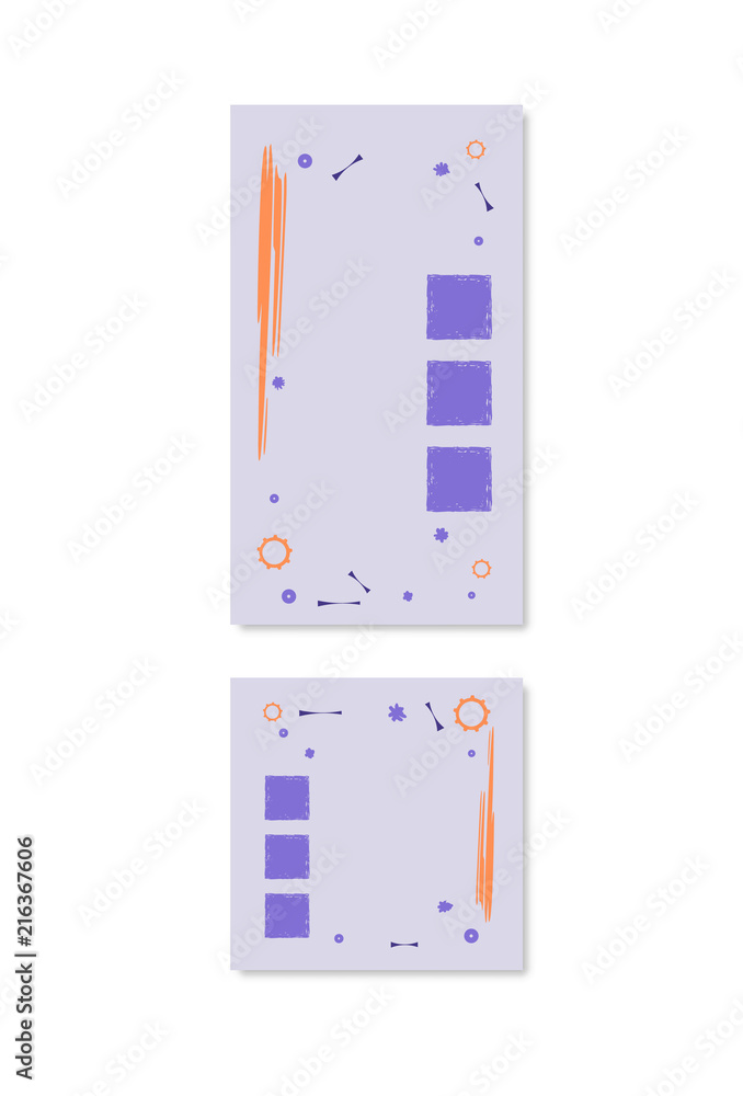 Set of banners for social media networks. Vector illustration. Set of banners for social media networks. Vector illustration.