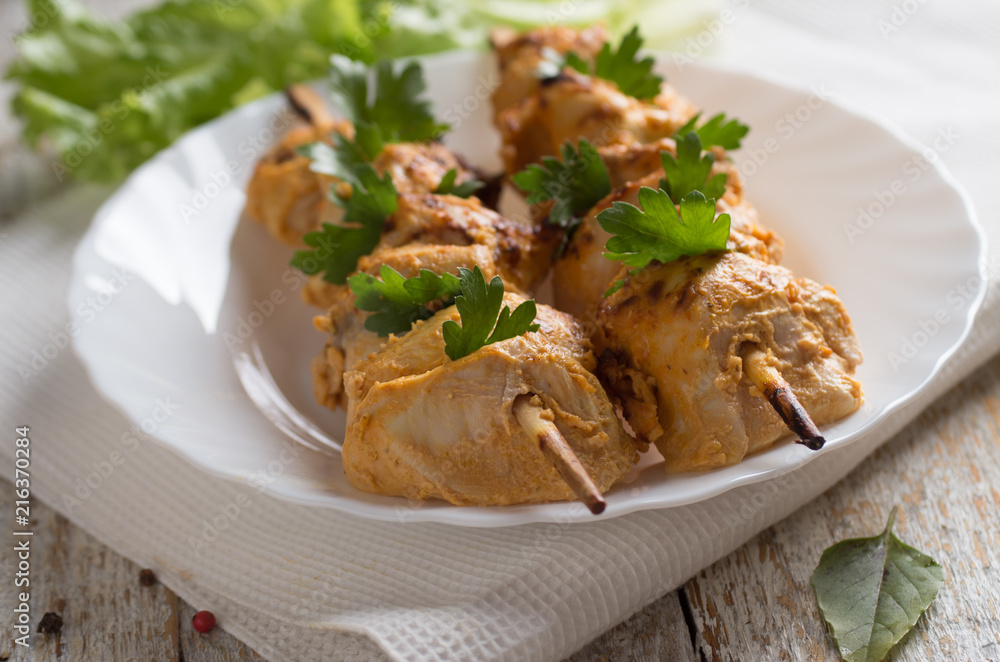 Chicken skewers Chicken skewers