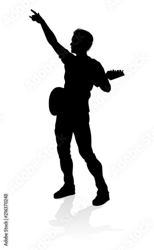 Musician Guitarist Silhouette