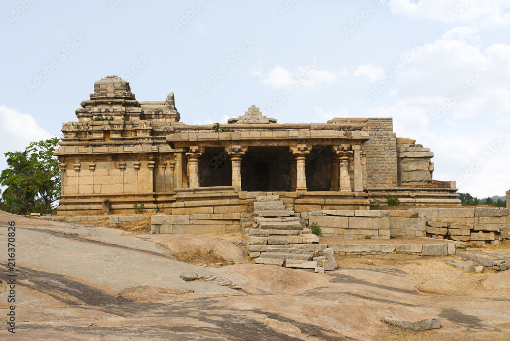 Shiva temple, Hemakuta Hill, Hampi, Karnataka. Sacred Center.