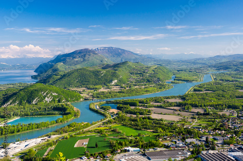 Panoramic view of rural France