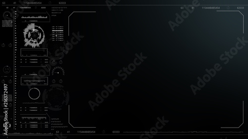 Futuristic infographic elements.HUD background animation.Digital interface for head up display.HUD element.Technology background.HUD.