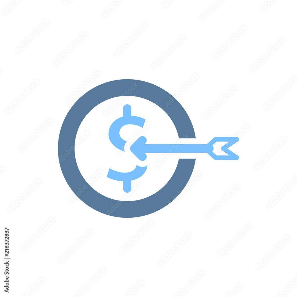 Financial Goal Icon Financial Goal Icon