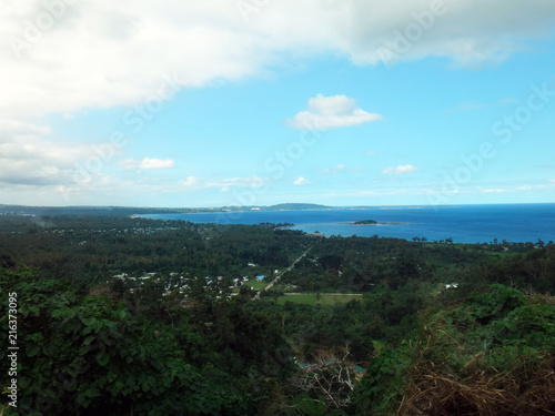 Scene of country outside of Vila, Efate, Vanuatu.