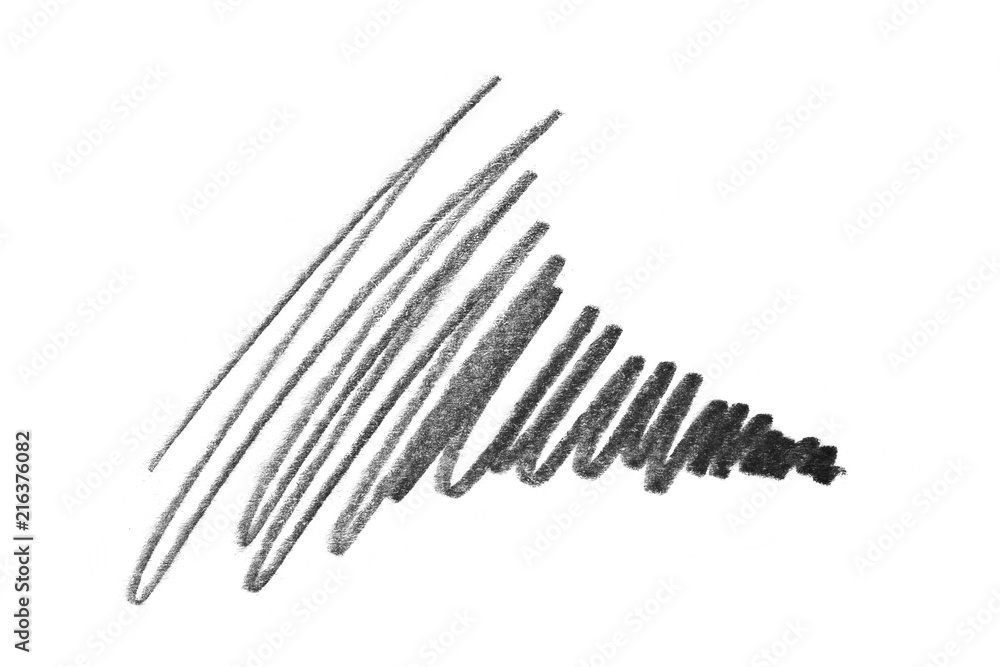 Grunge graphite pencil texture, isolated on white background Grunge graphite pencil texture, isolated on white background