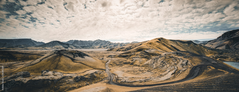 Fototapeta premium Iceland, Landscape, Landmannalaugar