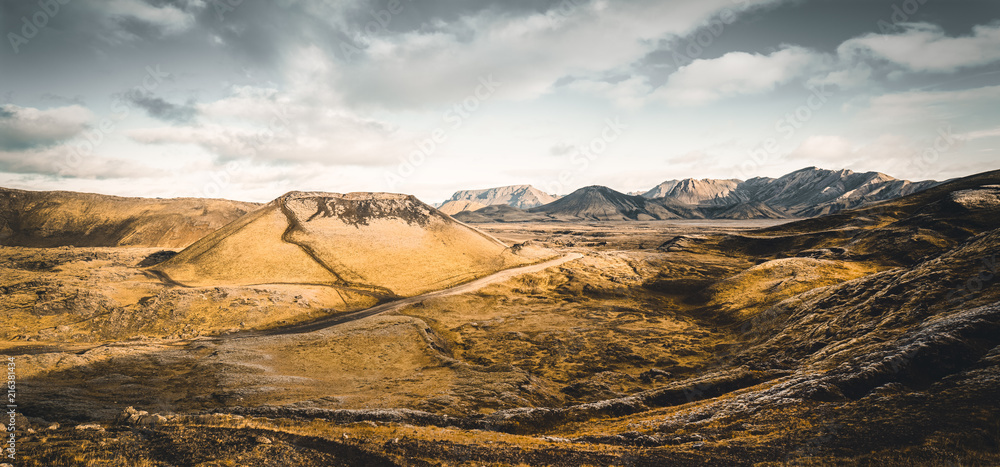 Iceland, Highlands, Landmannalaugar Landscape