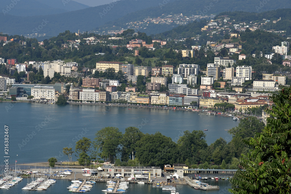 Vedute città di Lugano