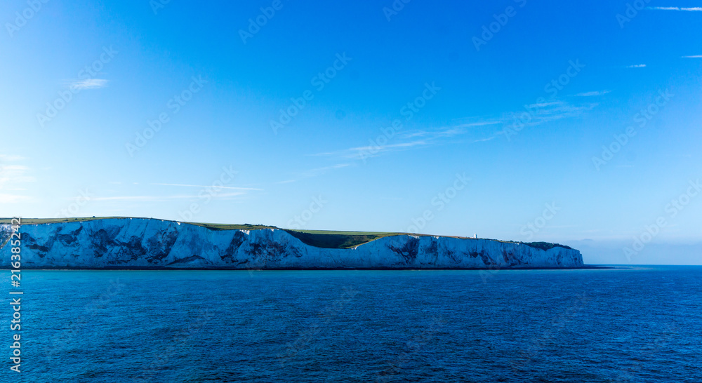 white cliffs von Dover in England