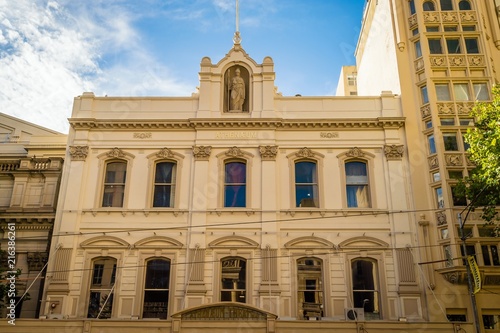 Tableau sur toile Athenaeum in Collins street in Melbourne, Victoria, Australia