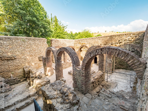 Entrance to the arabic baths in Ronda, Spain.