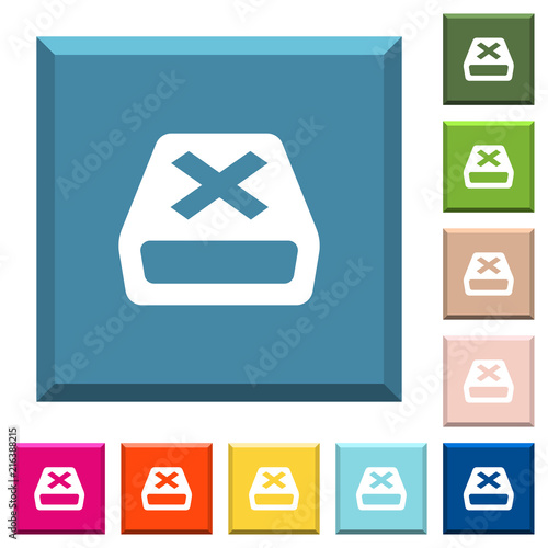 Uninstall white icons on edged square buttons