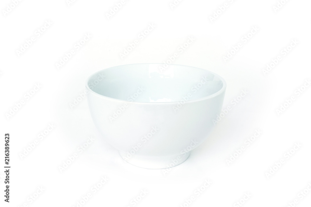 white bowl empty on white background white bowl empty on white background