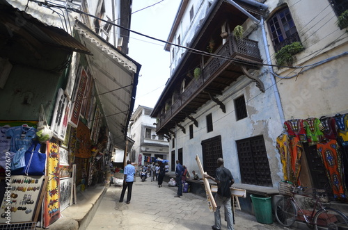 Oriental city streetin Zanzibar