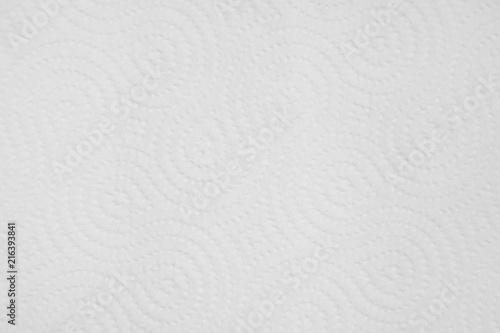 Background of a white sheet of paper with a textured pattern of dots. Texture of a paper towel