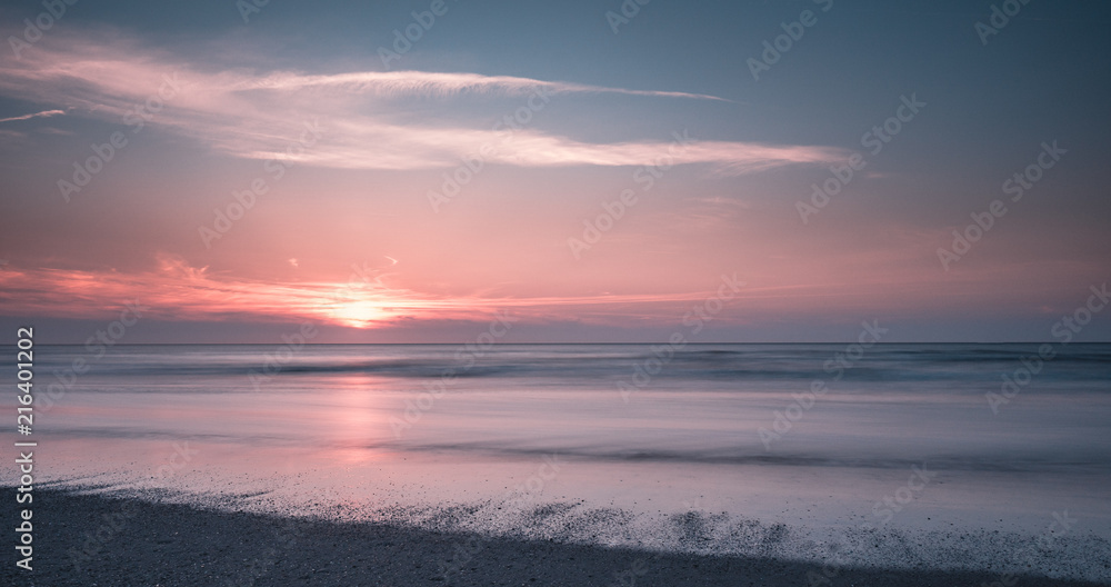 North sea sunset