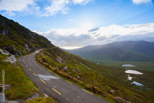 The Conor Pass is the highest mountain pass in Ireland. photo
