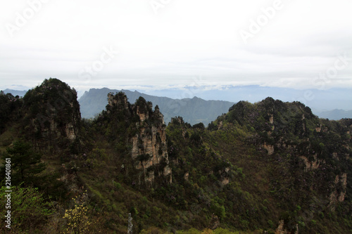 TianZi Mountain natural scenery