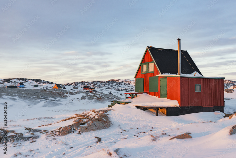A holiday home in Oqaatsut settlement, west Greenland