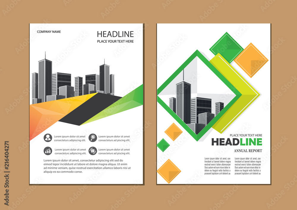 Business abstract vector template. Brochure design, cover modern layout, annual report, poster, flyer in A4 with colorful triangles, geometric shapes for tech, science, market with light background Business abstract vector template. Brochure design, cover modern layout, annual report, poster, flyer in A4 with colorful triangles, geometric shapes for tech, science, market with light background