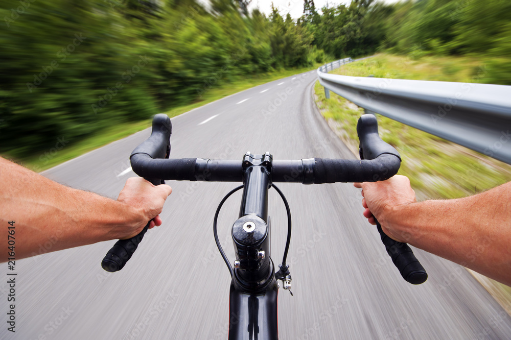 Fototapeta premium Road cycling stock photo