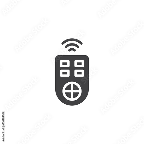 Remote control vector icon. filled flat sign for mobile concept and web design. simple solid icon. Symbol  logo illustration. Pixel perfect vector graphics