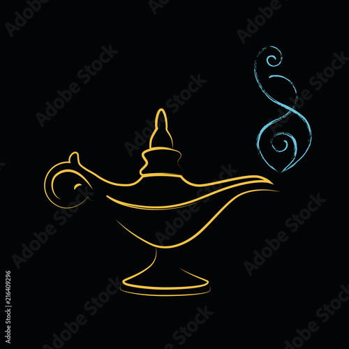 golden magic miracle lamp wishes